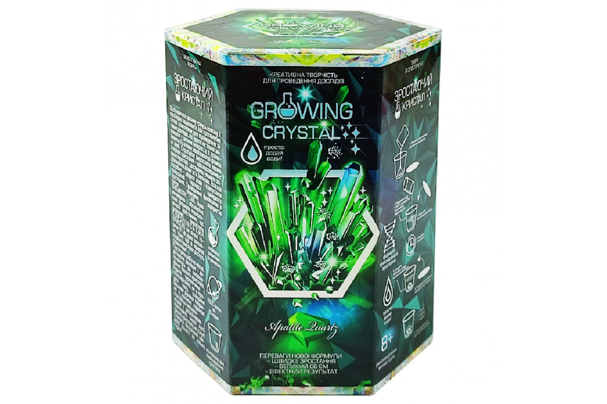 Ігровий набір для вирощування кристалів GRK-01 GROWING CRYSTAL  Апатит