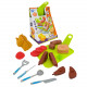 Детский набор продуктов "Фаст-фуд" LT8801-8D, овощи, приборы