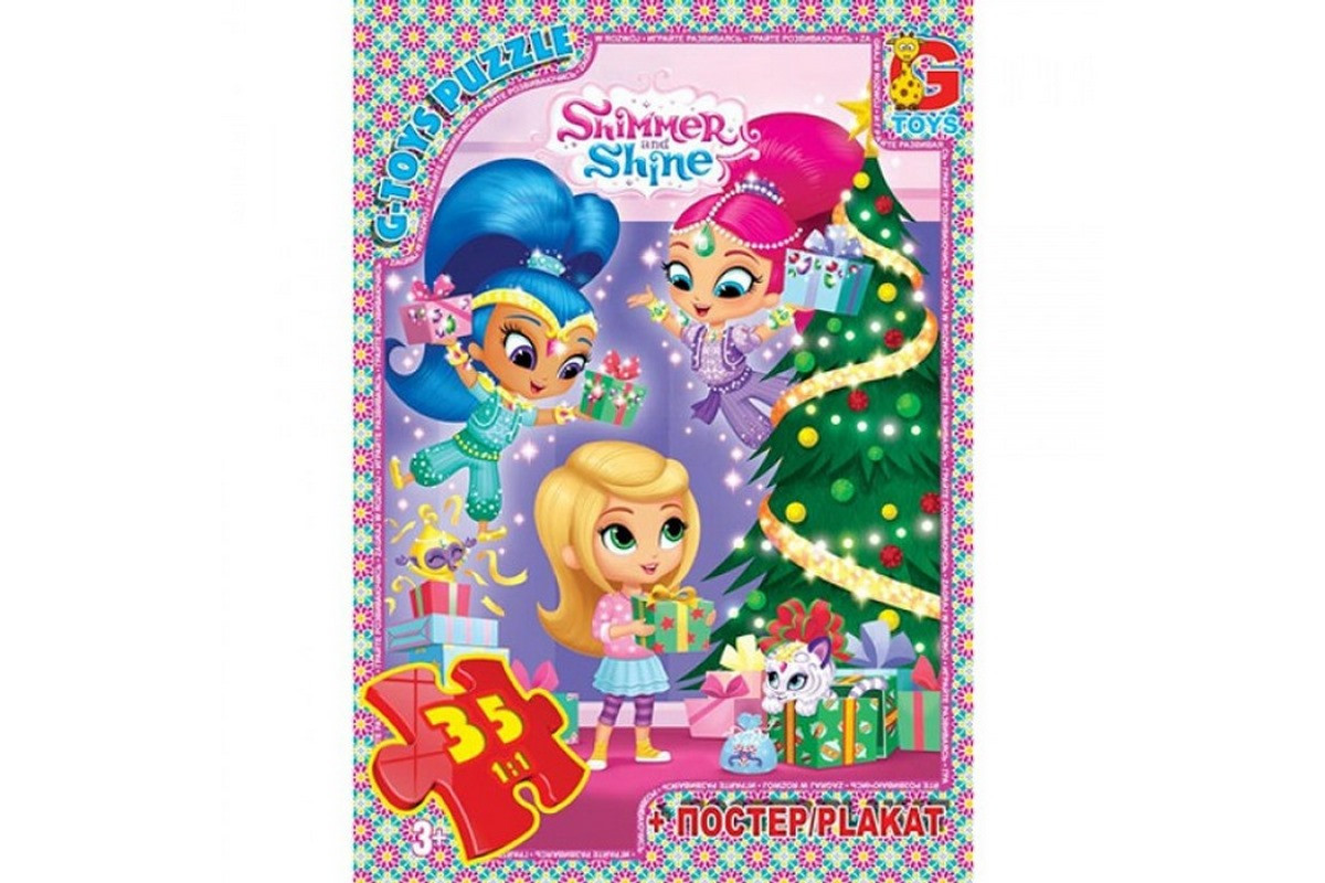 Дитячий пазл класичний "Шиммер і Шайн" OS603 постер 35 елементів