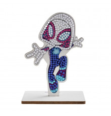 Набір для творчості зі стразами "Жінка Павук" Crystal Art CAFGR-MCU016 на підставці