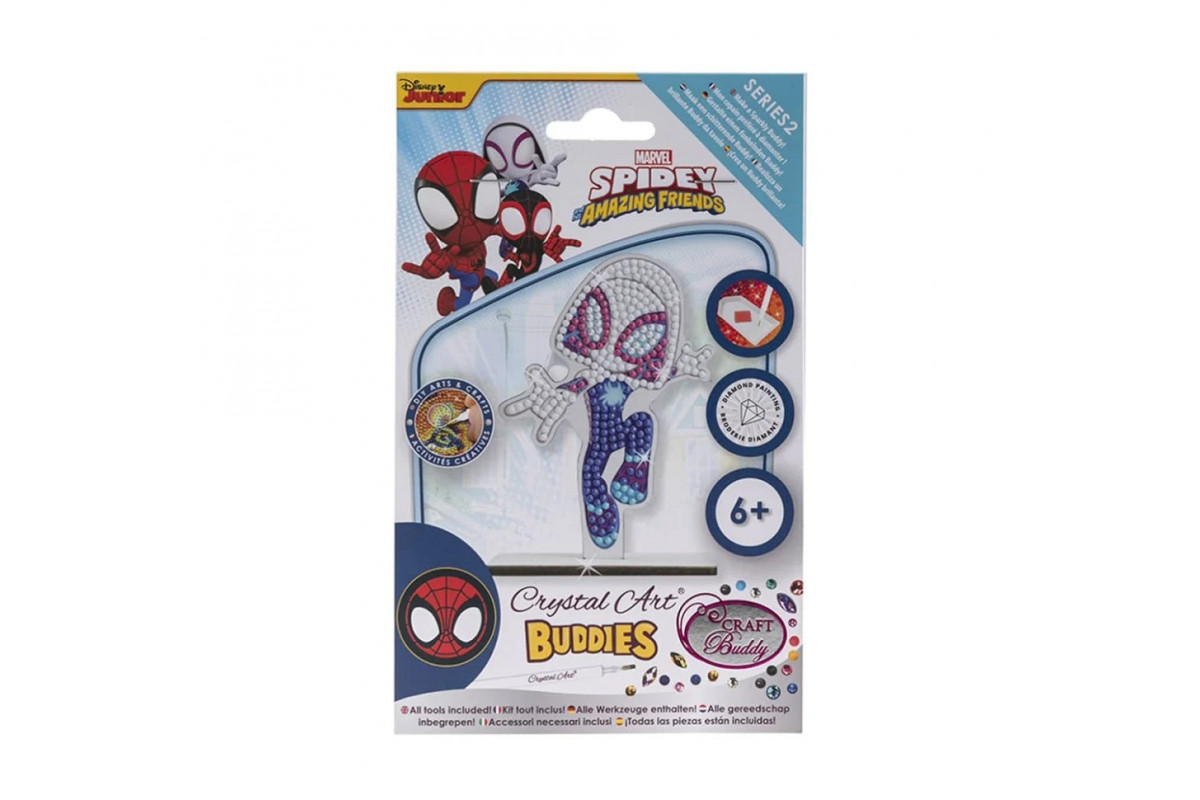 Набір для творчості зі стразами "Жінка Павук" Crystal Art CAFGR-MCU016 на підставці