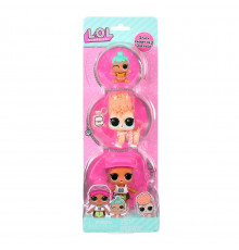 Набір ігрових фігурок Спайки, Кітті, Ліл Дженні L.O.L. Surprise! 987895 серії «OPP Tot + Pet + Lil Sis»