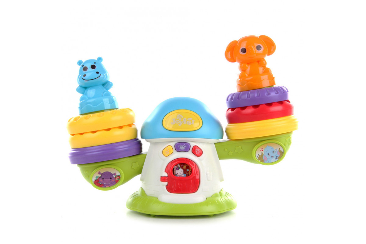 Музична розвиваюча іграшка Терези QF366-043 зі світловими ефектами  Синій