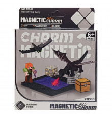 Детский магнитный конструктор Minecraft 9962, 29 деталей