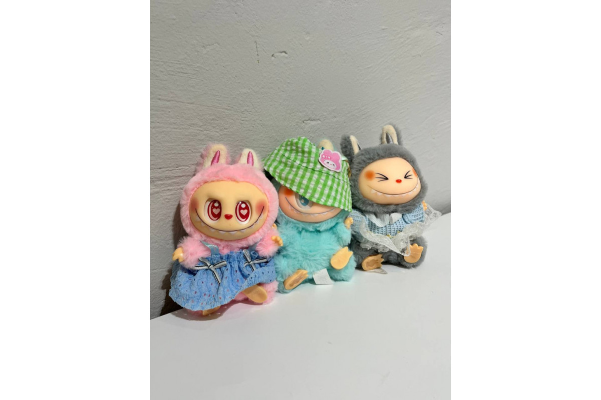 Детская мягкая игрушка-брелок The Monsters Labubu Labubu15 в ассортименте