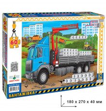 Детский пазл "Грузовик" Энергия Плюс 85631 на 60 элементов
