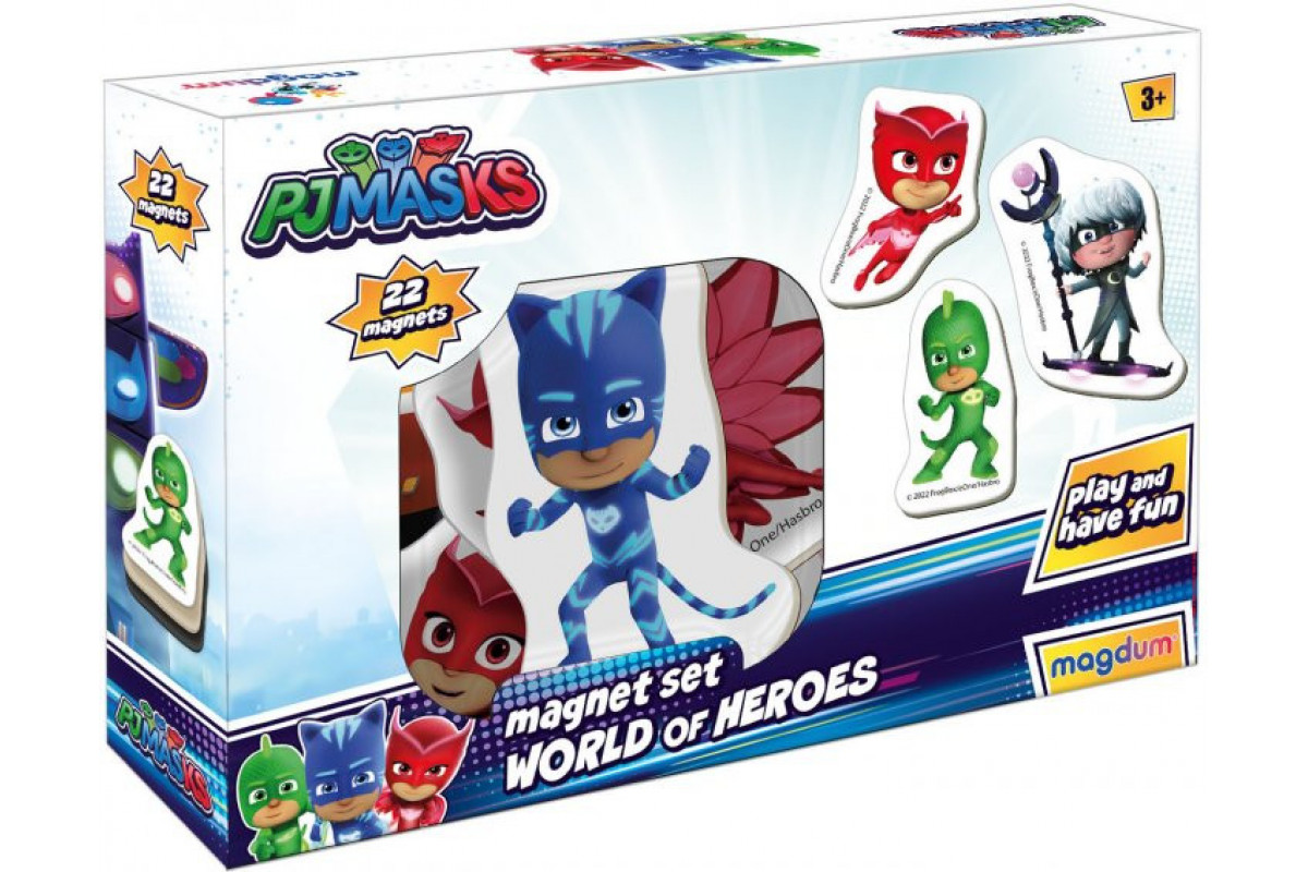 Набір магнітів "Герої в масках. Світ героїв" Magdum МЕ 5031-31