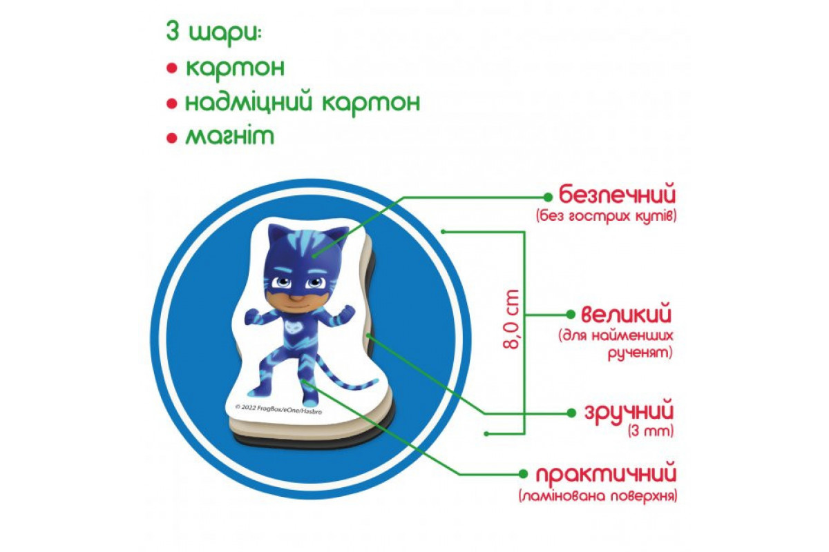 Набір магнітів "Герої в масках. Світ героїв" Magdum МЕ 5031-31