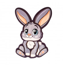 Детский пазл-вкладыш "Зайчик" Puz-22971, 12 элементов