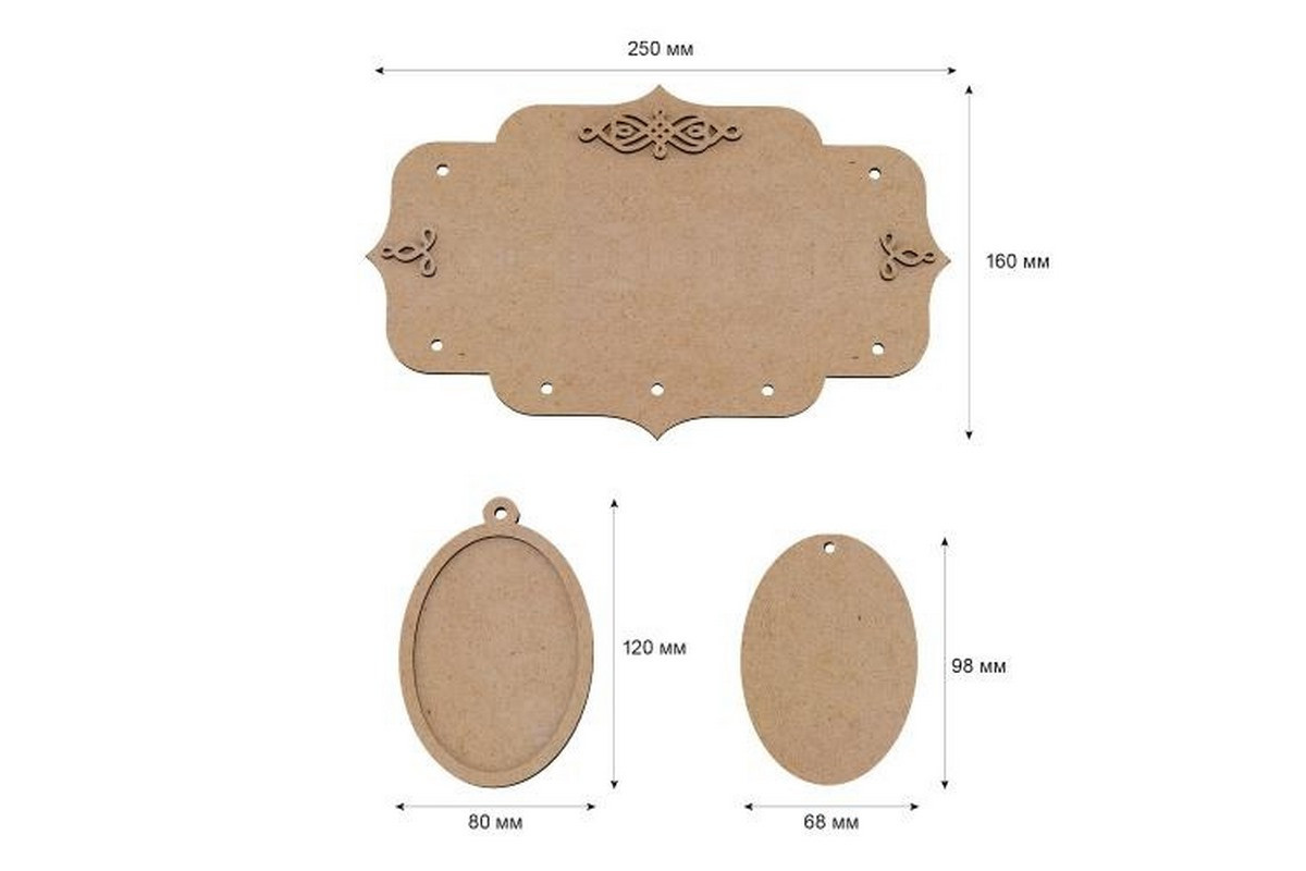 Набор для создания настенной подвески "Botanical World" FDCKW-057