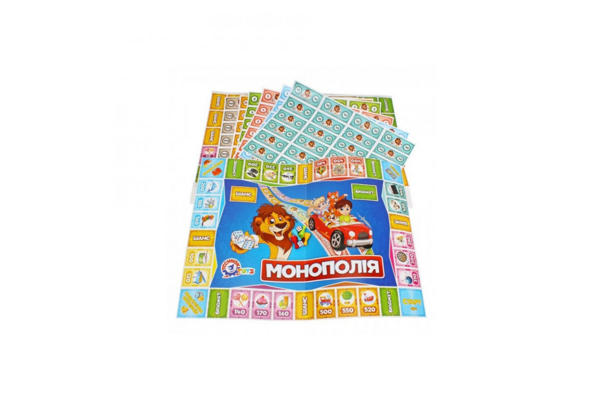 Настільна гра "Монополія" 0755TXK з ігровим комплектом грошей