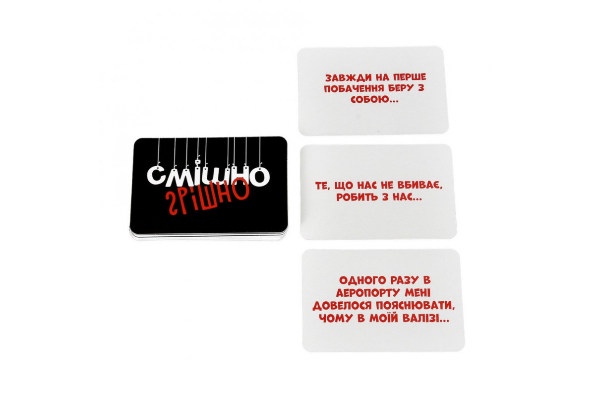 Настольная игра "Смешно-грешно" 30671, 98 карточек