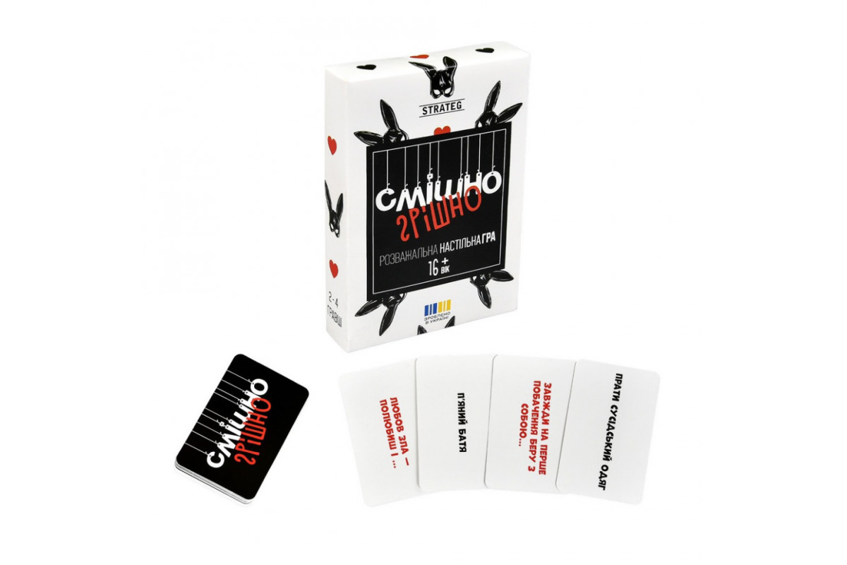 Настольная игра "Смешно-грешно" 30671, 98 карточек