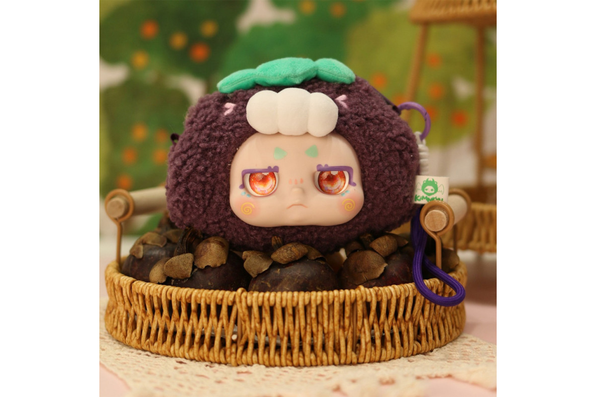 Коллекционная мягкая игрушка с кольцом "Забавные фрукты" POP TOP 556101 в ассортименте