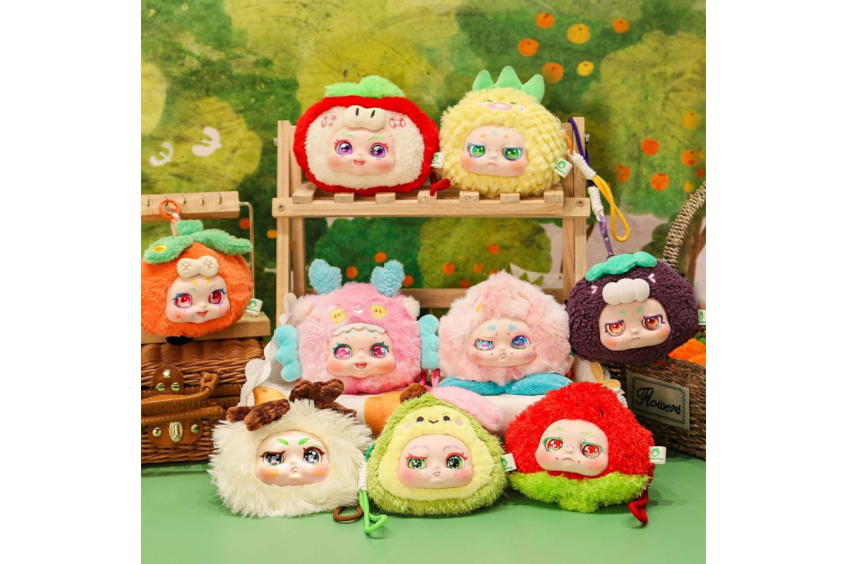 Коллекционная мягкая игрушка с кольцом "Забавные фрукты" POP TOP 556101 в ассортименте