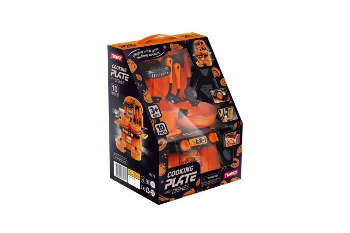 Ігровий набір Кухонна плита "Cooking Plate with Dishes" 71771 10 предметів