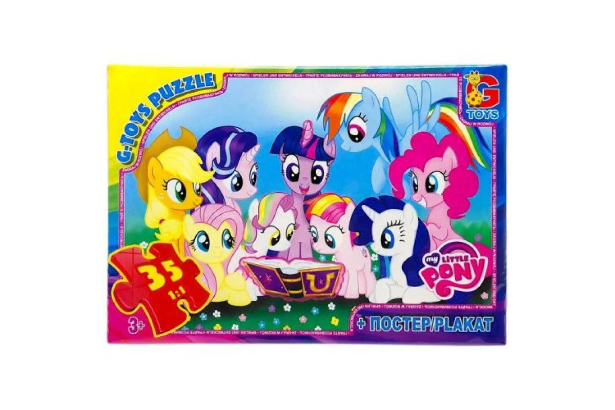 Детский пазл "My little PONY" MLP033 постер, 35 элементов