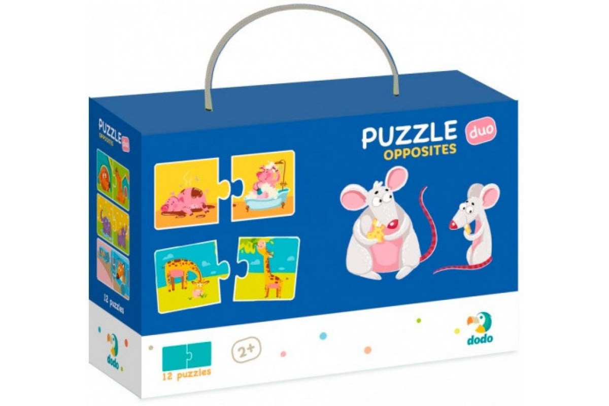 Детские пазлы Противоположности DoDo 300151, 24 элемента