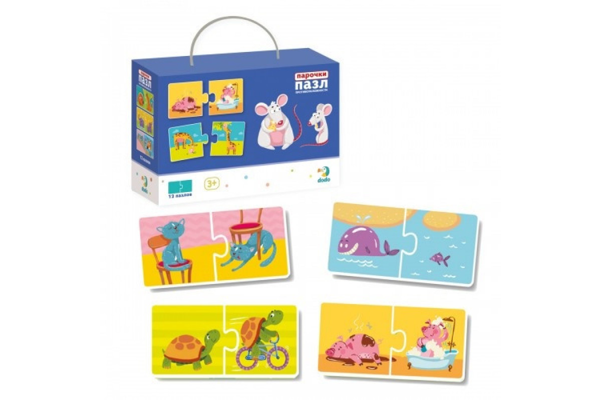 Детские пазлы Противоположности DoDo 300151, 24 элемента