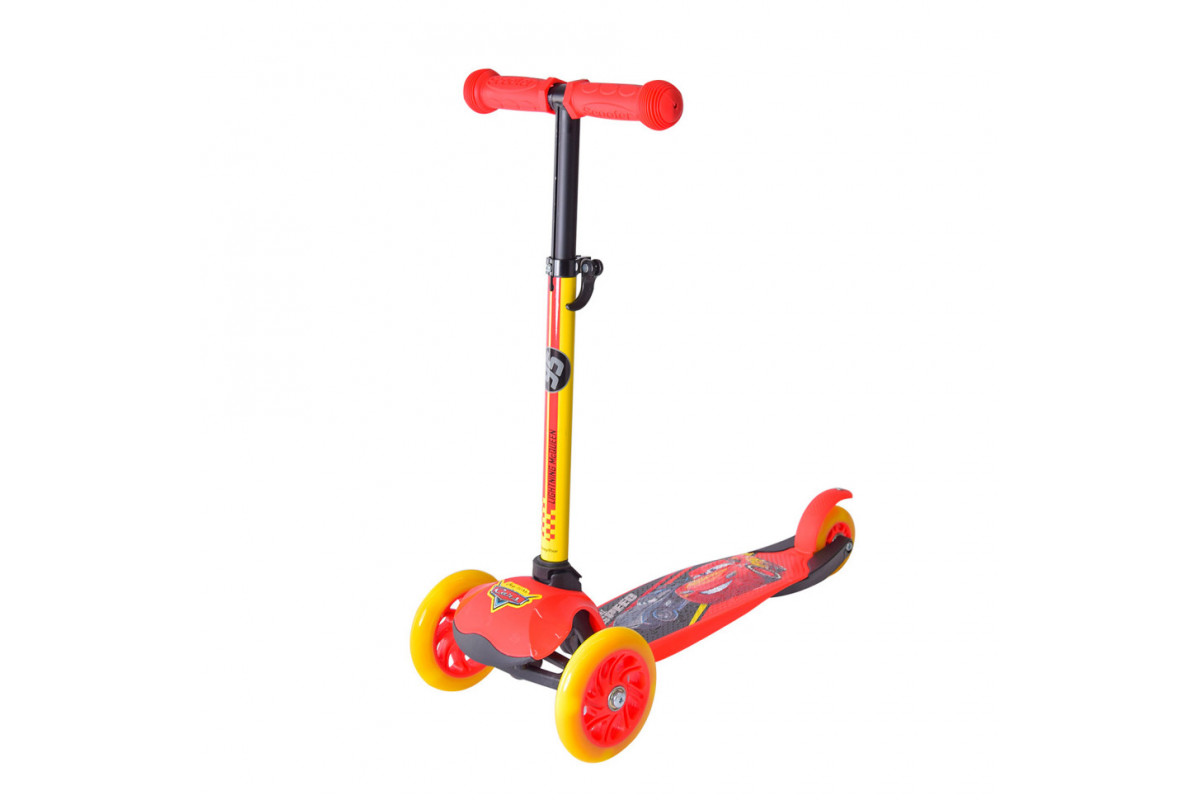 Детский самокат "Cars" Bambi LS2114 с рюкзачком 17х20 см