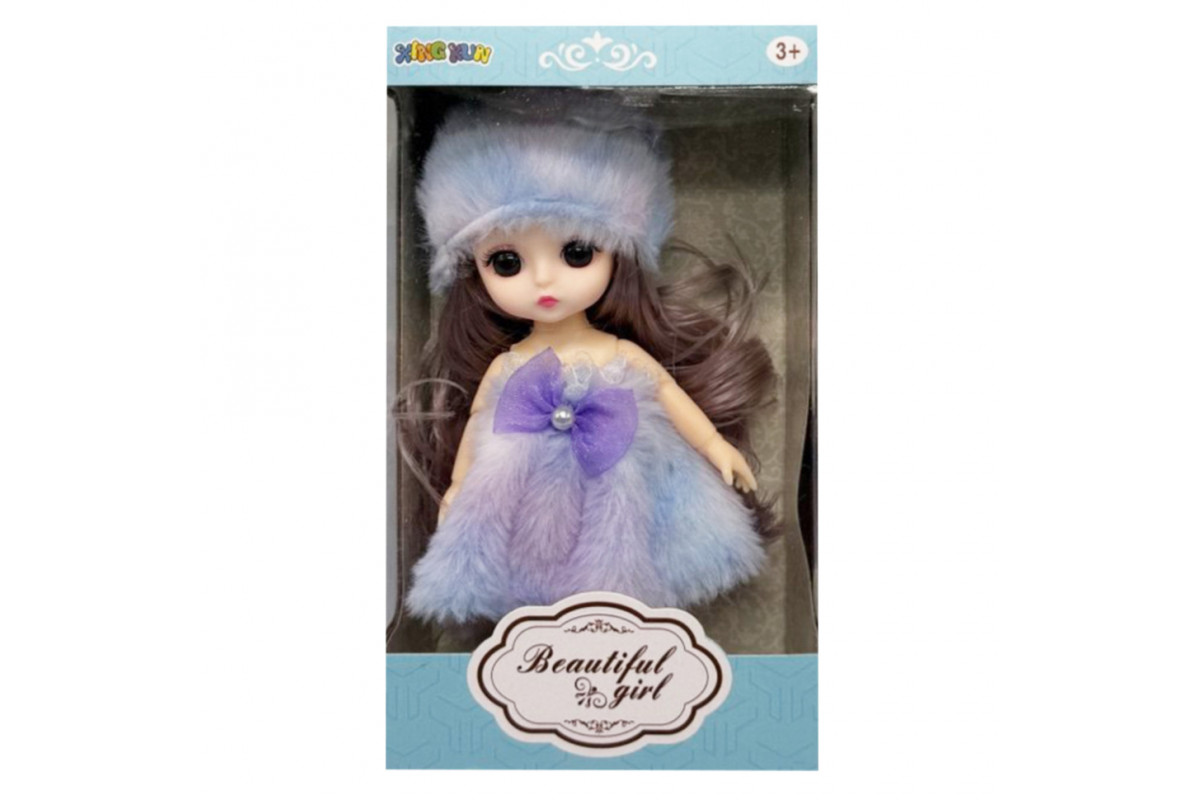 Детская игровая кукла 1361-2 шарнирная, размер 15 см