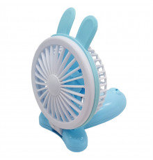 Вентилятор ручной портативный "Зайчик" VNTR-002-3  Синий