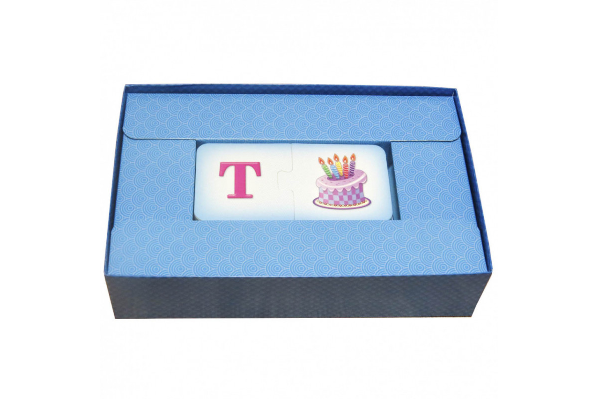 Детская настольная игра "Азбука" 0529, 33 пары карточек