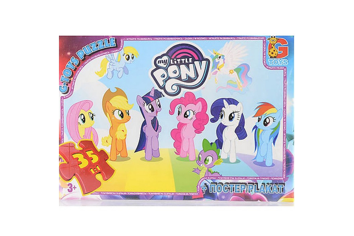 Детский пазл "My little PONY" MLP013 плакат 35 элементов