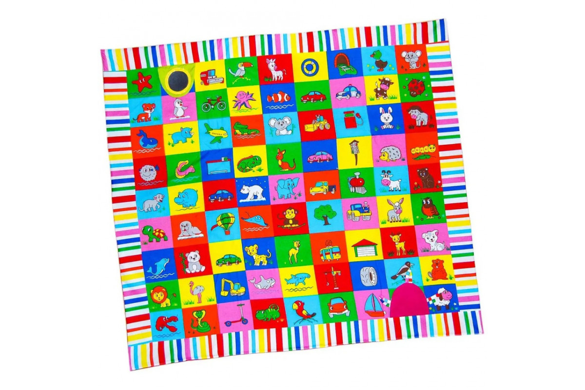 Коврик для игры и развития "Мой мир" МС 090601-09, 92х84 см