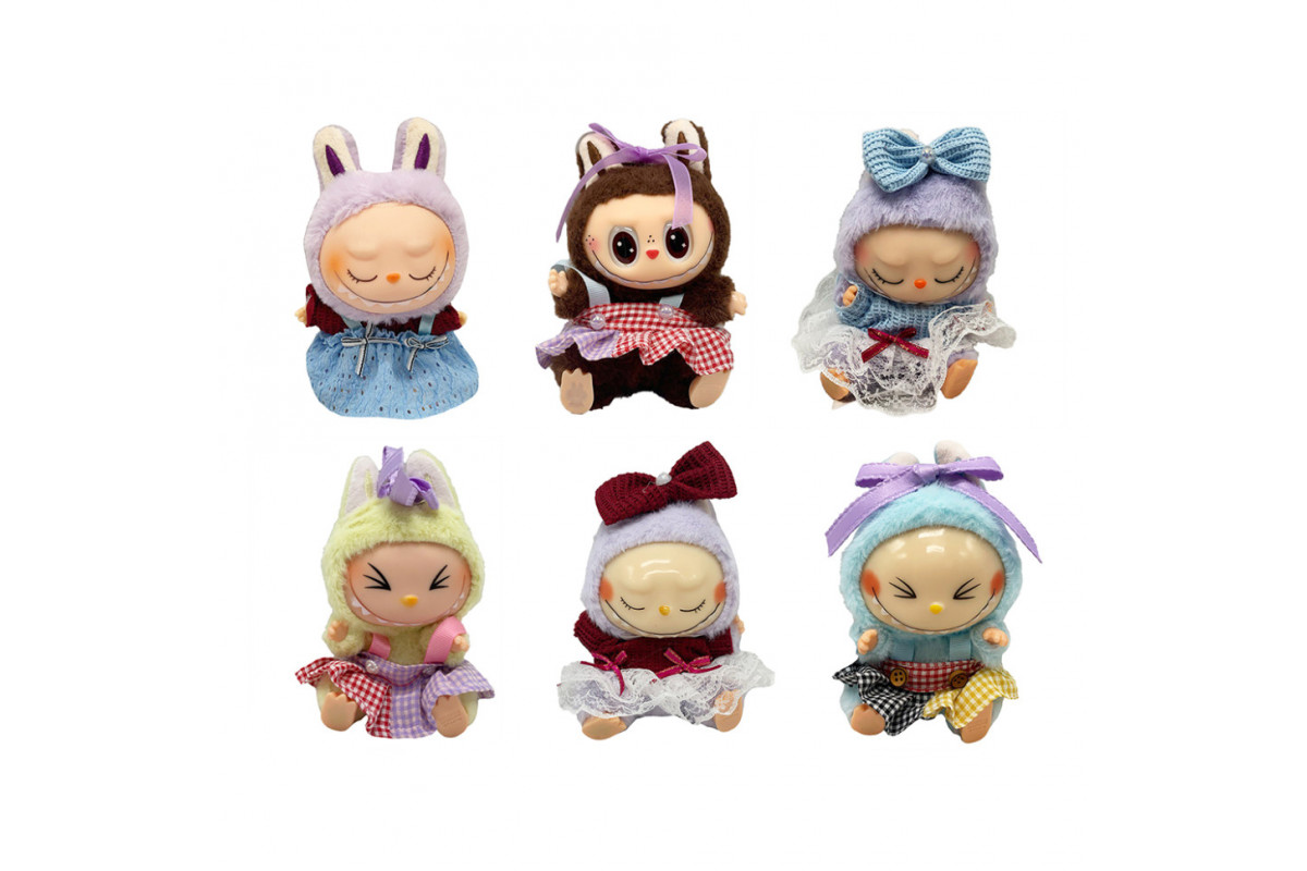 Детская мягкая игрушка-брелок The Monsters Labubu Labubu14 в ассортименте