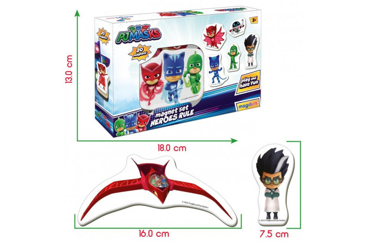 Набір магнітів "Герої в масках. Правила героїв" Magdum МЕ 5031-32