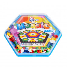 Мозаїка "Кольоровий світ" (220 елементів) Технок 2070TXK, 220 фішок