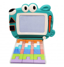 Доска для письма магнитная 2в1 XZ-1072A тетрис