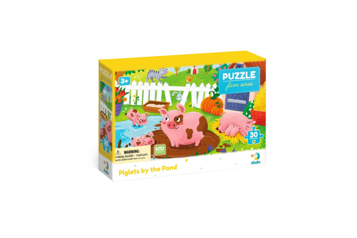 Детский пазл "Поросята у пруда" 300682, 30 элементов