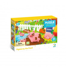 Детский пазл "Поросята у пруда" 300682, 30 элементов