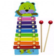 Детская игрушка Ксилофон MD0712 деревянный Бобер