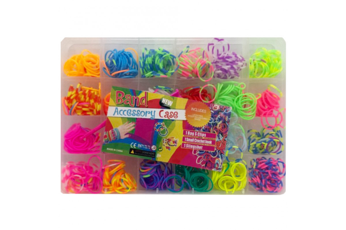 Набор резинок для плетения браслетов PR1764 размер 13x19 см