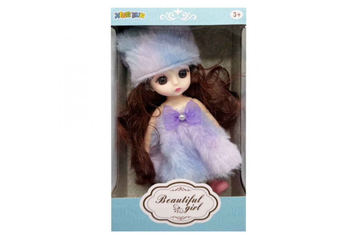 Детская игровая кукла 1361-3 шарнирная, размер 15 см