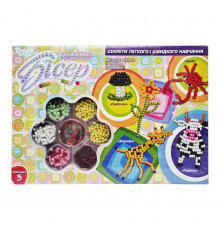 Набір бісеру для творчості Б6-1...4 великі намистини Жираф