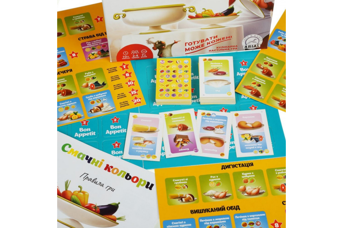 Детская настольная игра «Вкусные цвета» 320053