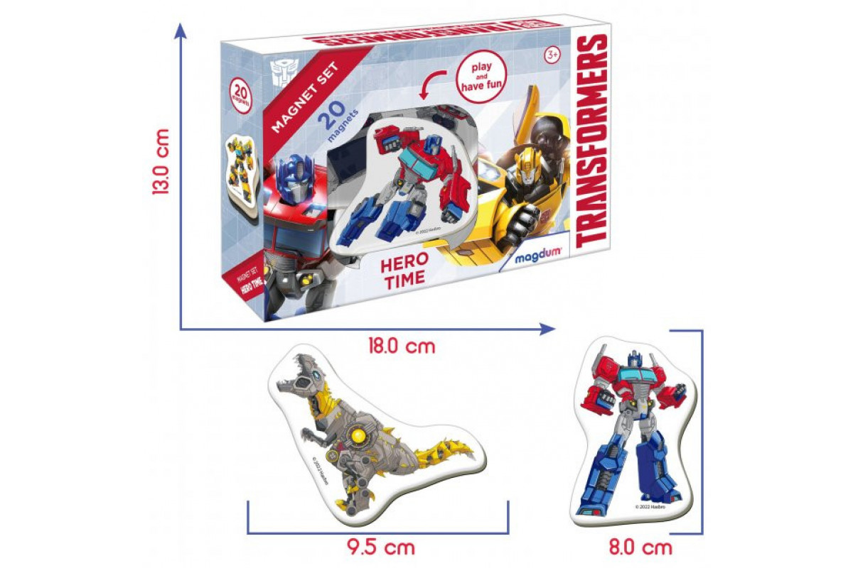 Набір магнітів "Трансформери. Час героїв" Magdum МЕ 5031-41