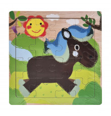 Дерев'яний пазл-вкладиш Конячка 73260-10, 16 деталей