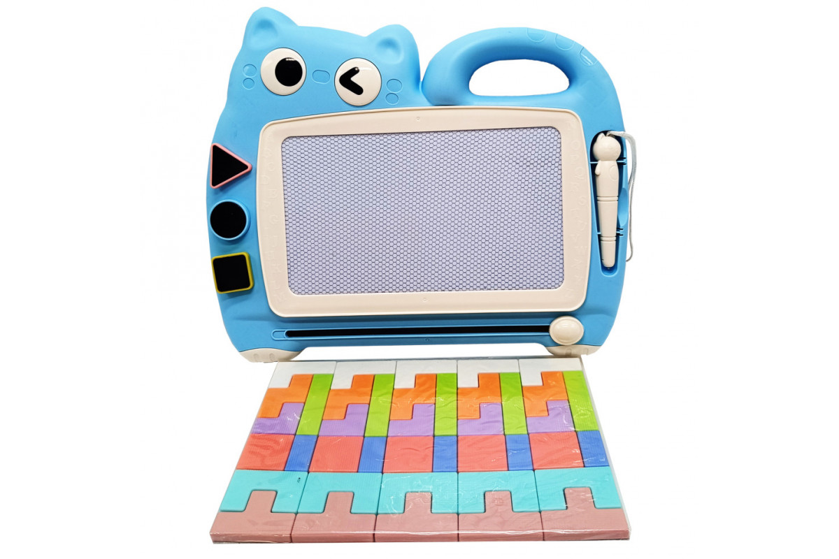 Доска для письма магнитная 2в1 XZ-1073A тетрис