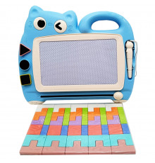 Доска для письма магнитная 2в1 XZ-1073A тетрис