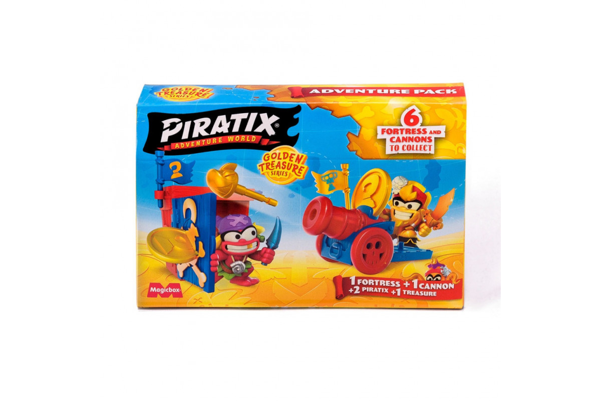 Детский игровой набор с фигурками "Пиратские приключения" PIRATIX PPX1D226IN00 серии "Golden Treasure"
