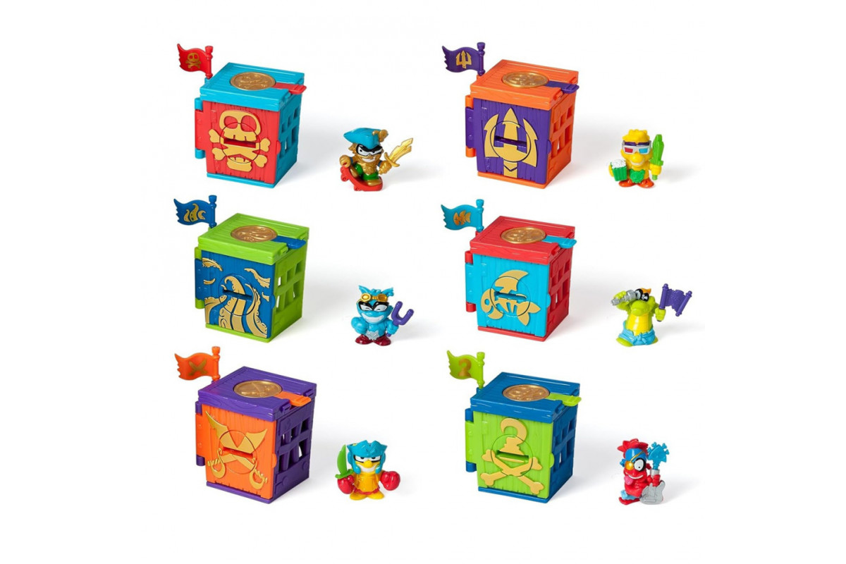 Детский игровой набор с фигурками "Пиратские приключения" PIRATIX PPX1D226IN00 серии "Golden Treasure"