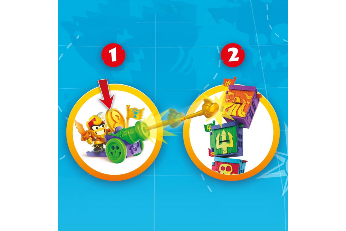 Детский игровой набор с фигурками "Пиратские приключения" PIRATIX PPX1D226IN00 серии "Golden Treasure"