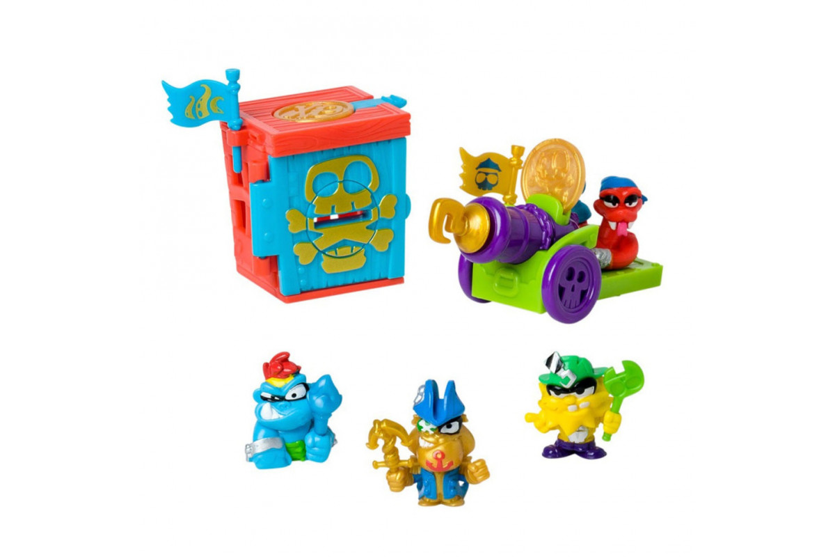 Детский игровой набор с фигурками "Пиратские приключения" PIRATIX PPX1D226IN00 серии "Golden Treasure"