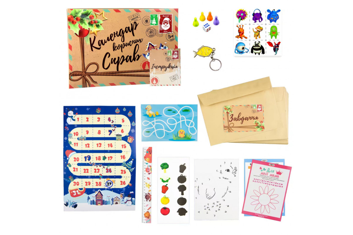 Настольная игра "Календарь полезных дел" 30297 на украинском языке