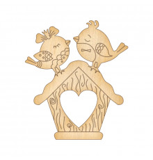 Фигурка для раскрашивания и декорирования "Влюбленные птички -2" FDZ-088